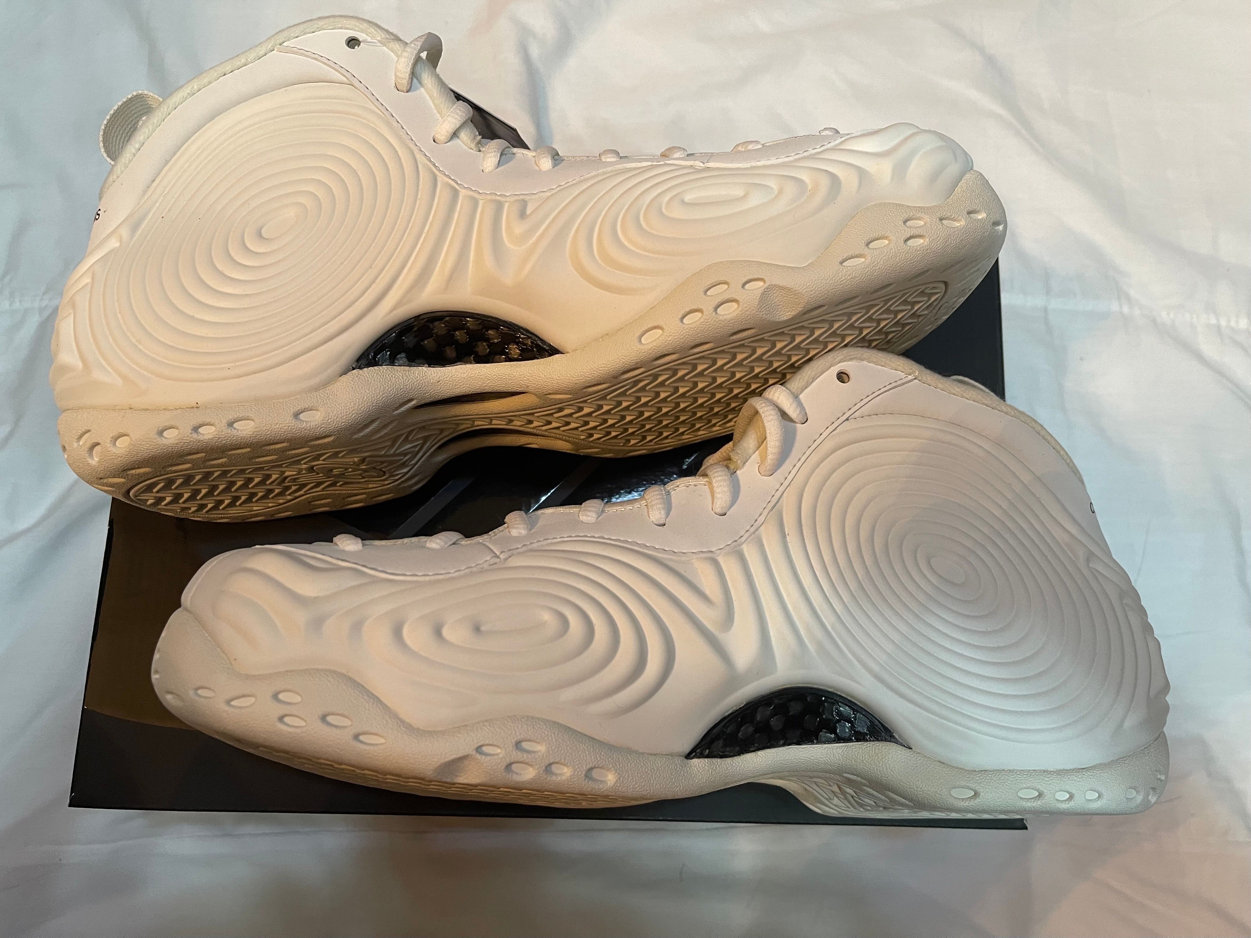 COMME des GARCONS × Nike Air Foamposite One "White"