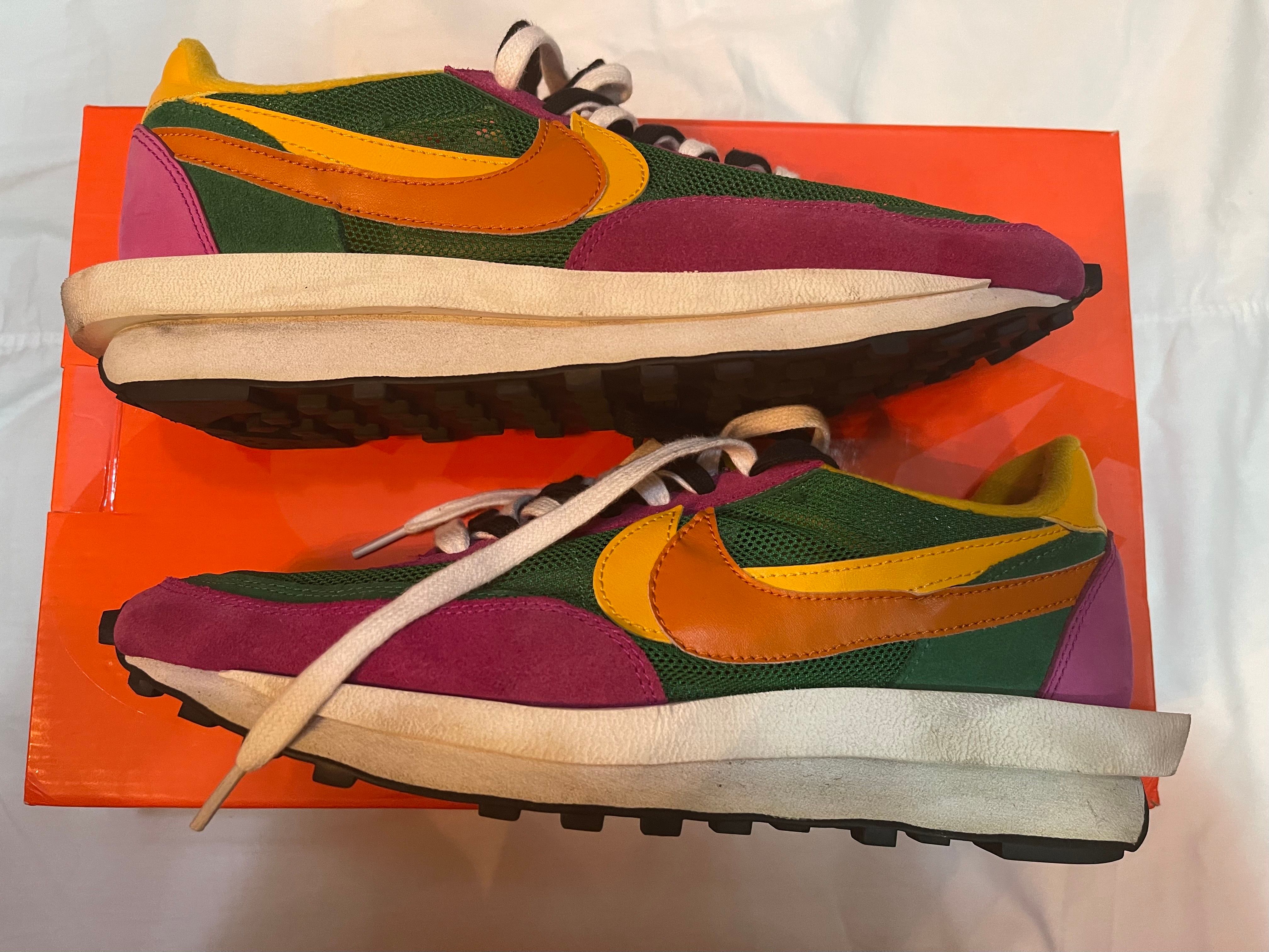 sacai × NIKE LDV WAFFLE "PINE GREEN"
