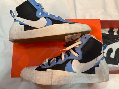 sacai × NIKE BLAZER MID "BLACK / BLUE"