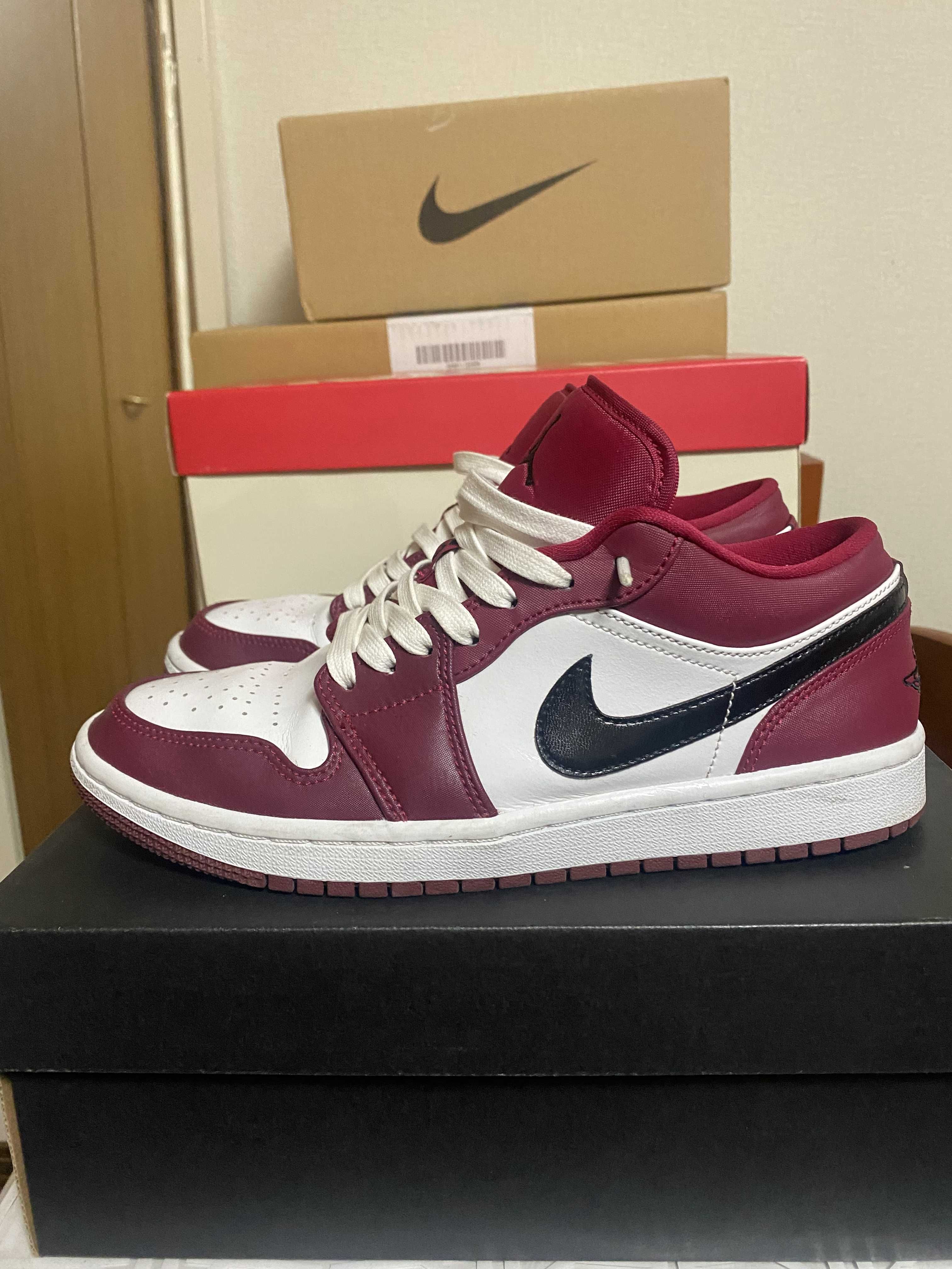 NIKE AIR JORDAN 1 LOW "NOBLE RED"