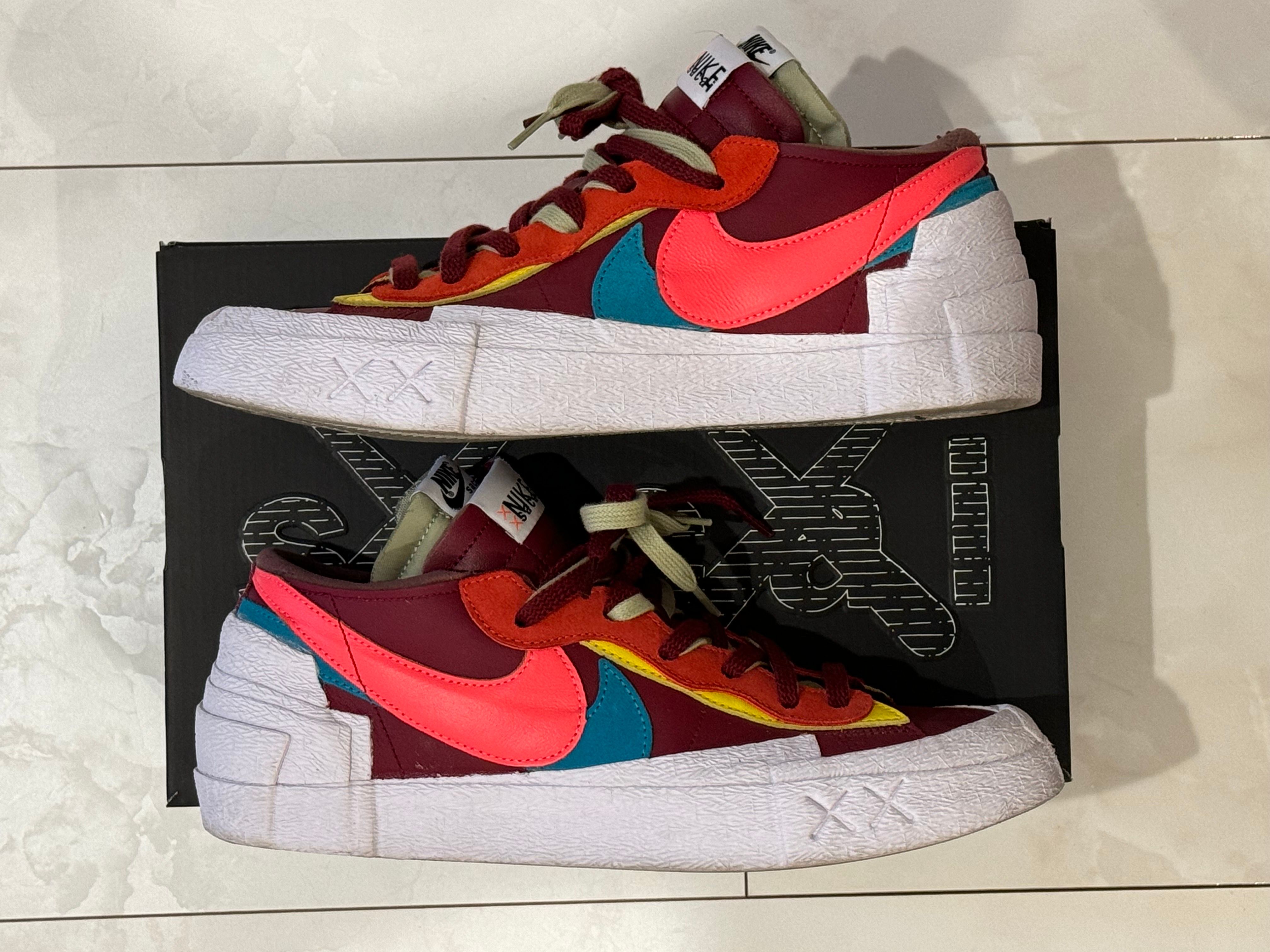 KAWS × sacai × Nike Blazer Low "Team Red"