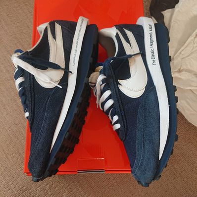 Fragment × sacai × Nike LD Waffle "Blackended Blue"