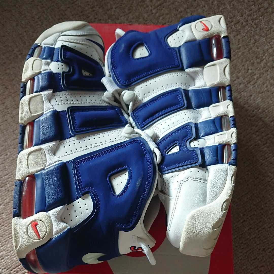 NIKE AIR MORE UPTEMPO 96 "WHITE/DEEP ROYAL BLUE"