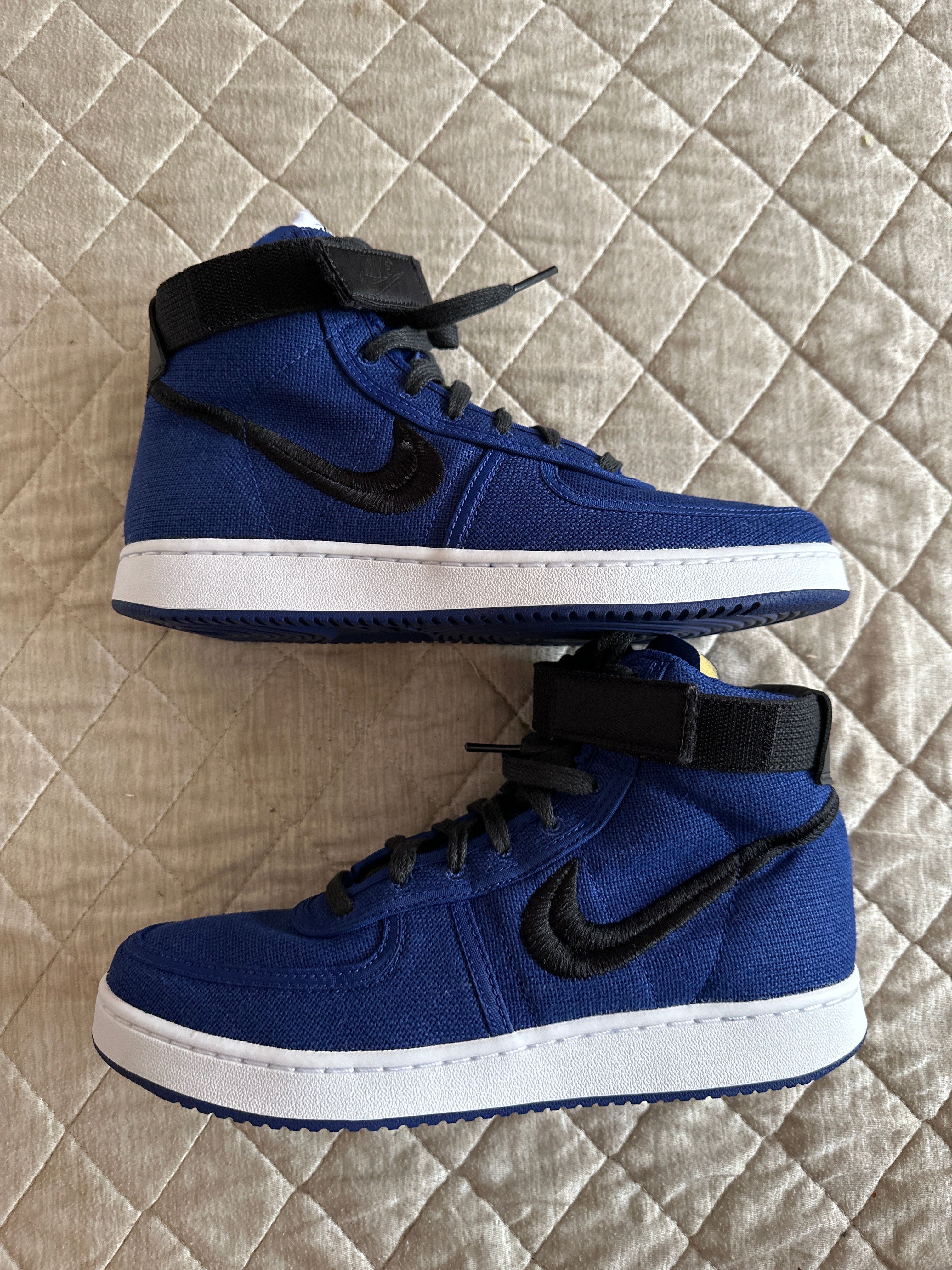 Stussy × Nike Vandal High "Deep Royal Blue"