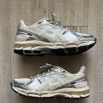 KITH Ronnie Fieg × Asics Gel-Kayano 12.1 "Cream/Pure Aqua"