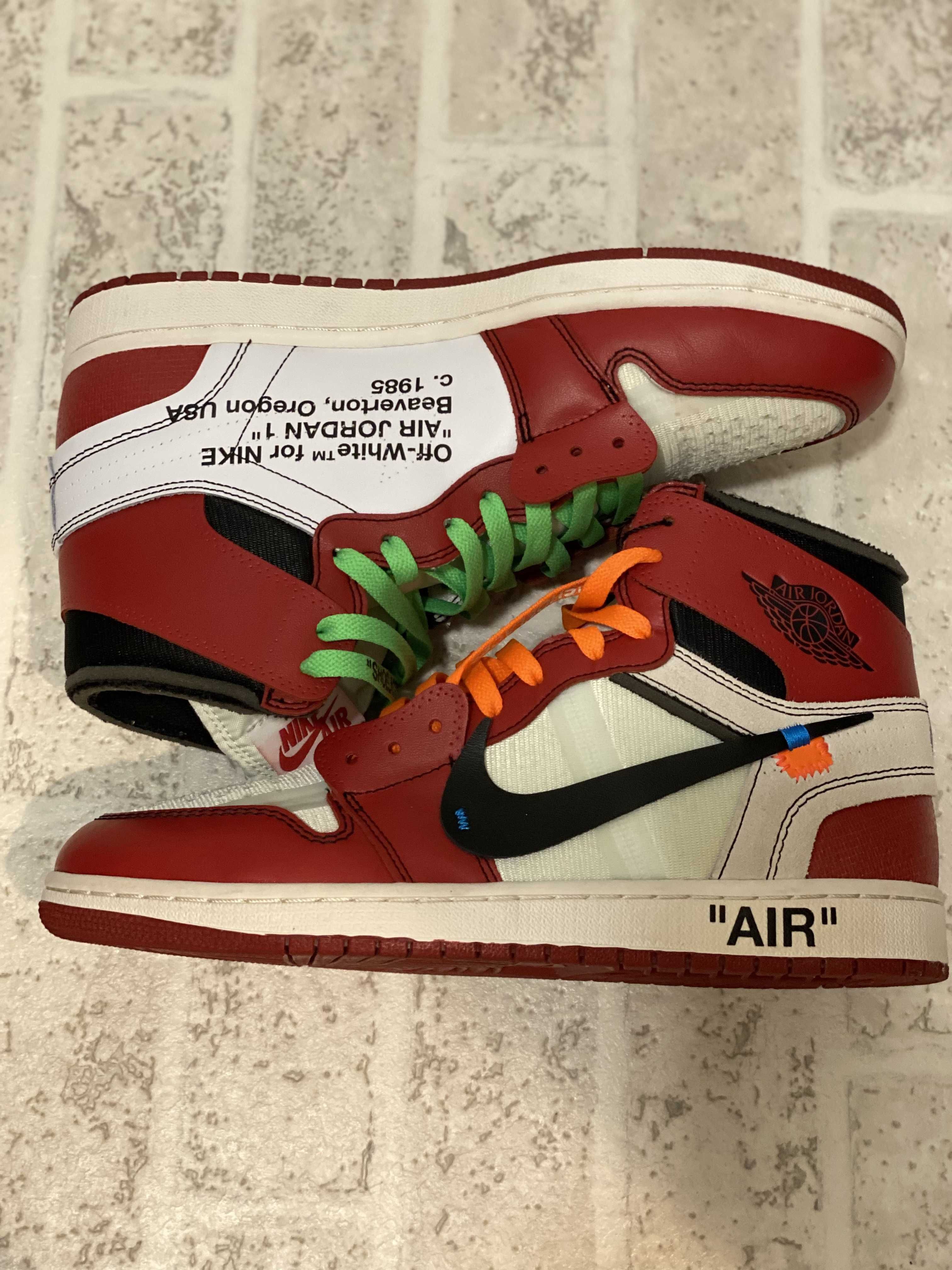 Off-White × Nike Air Jordan 1 Retro High The Ten "Chicago"