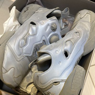Vetements × Reebok Instapump Fury FR "Silver"