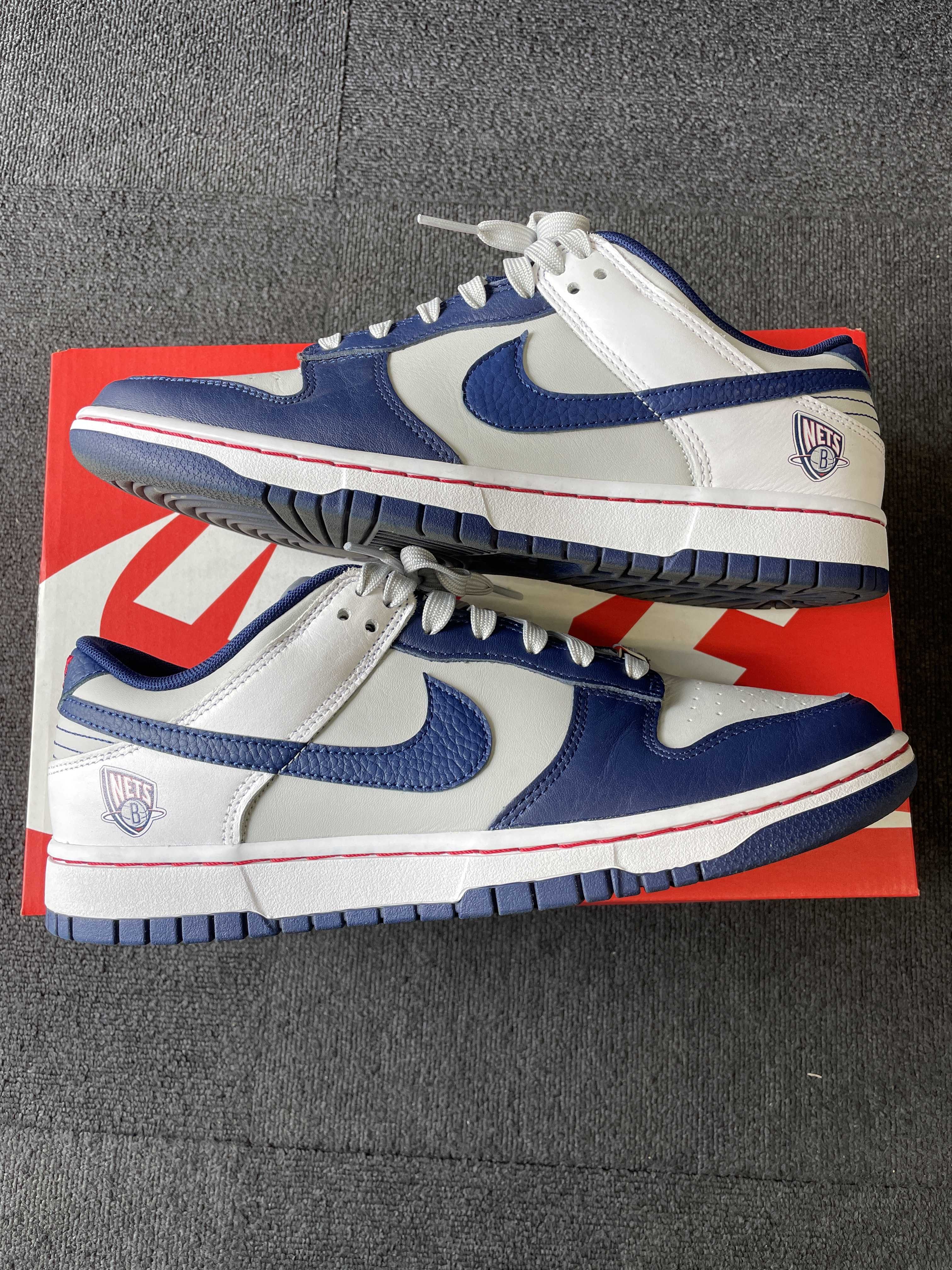 NBA × Nike Dunk Low EMB 75th Anniversary "Nets"
