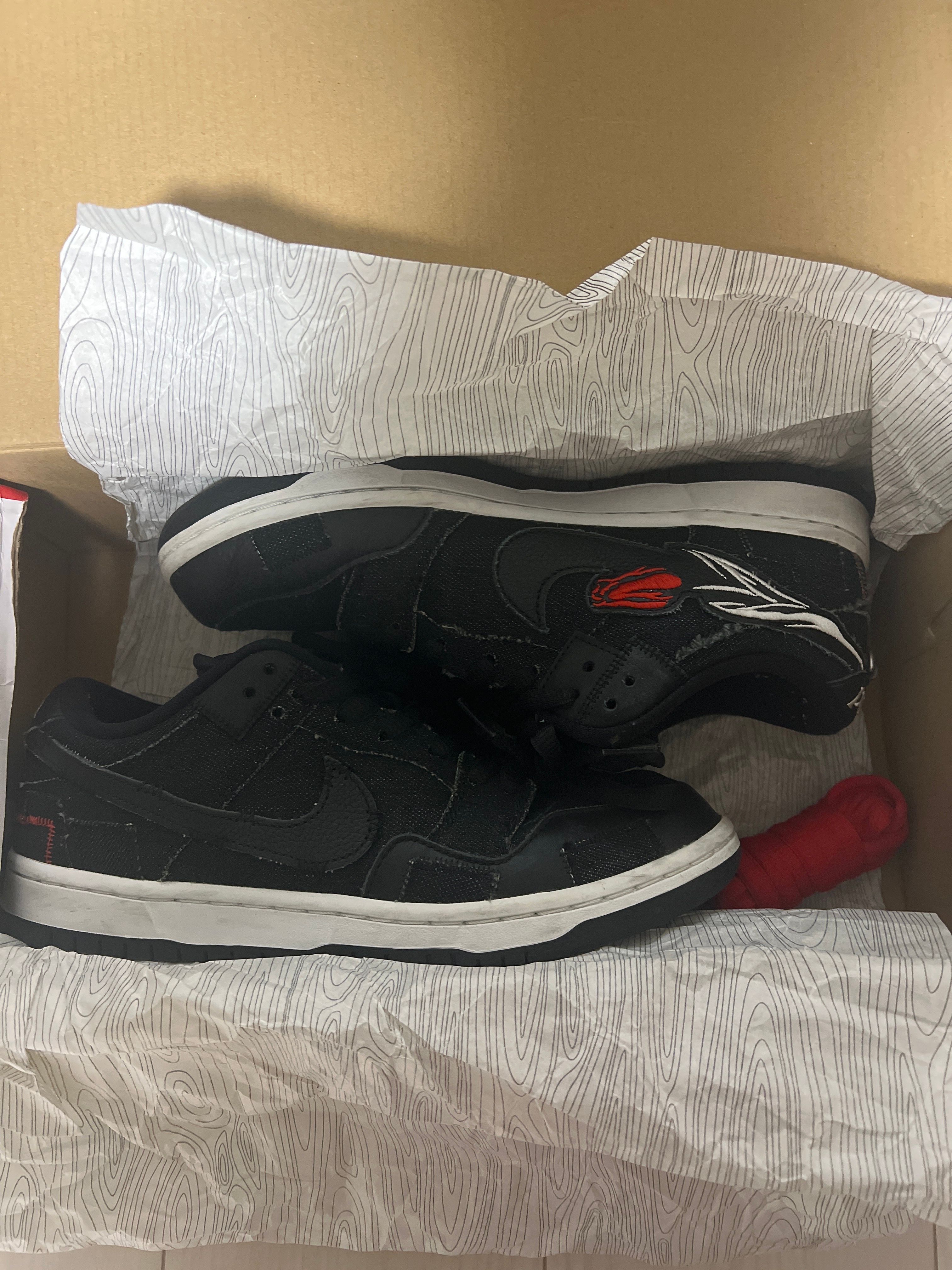 Wasted Youth × Nike SB Dunk Low "Black Denim" / VERDY