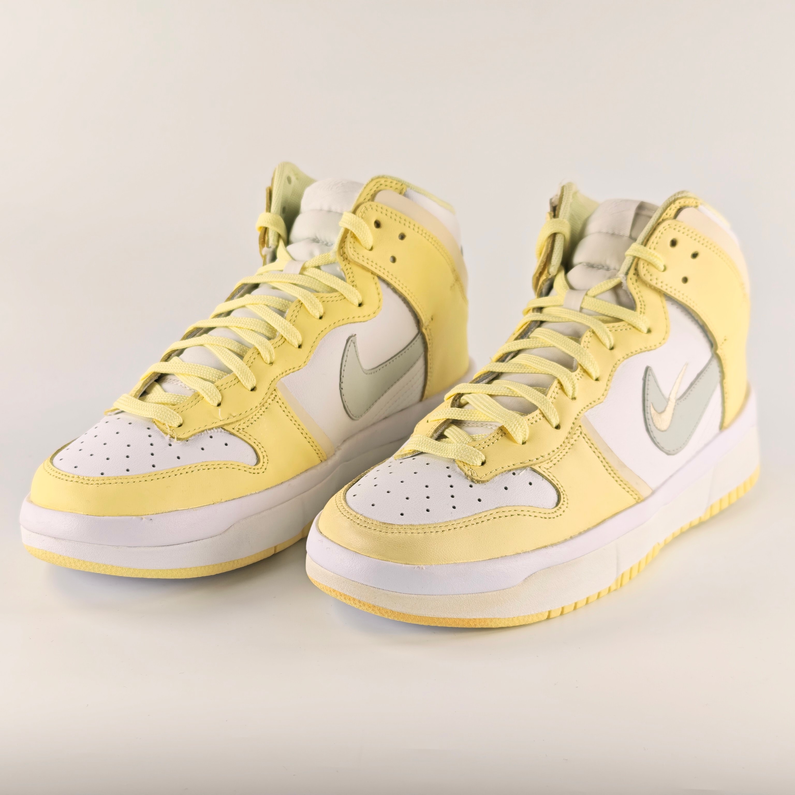 Nike Women's Dunk High Up "White/Citron Tint/Coconut Milk/Photon Dust"
