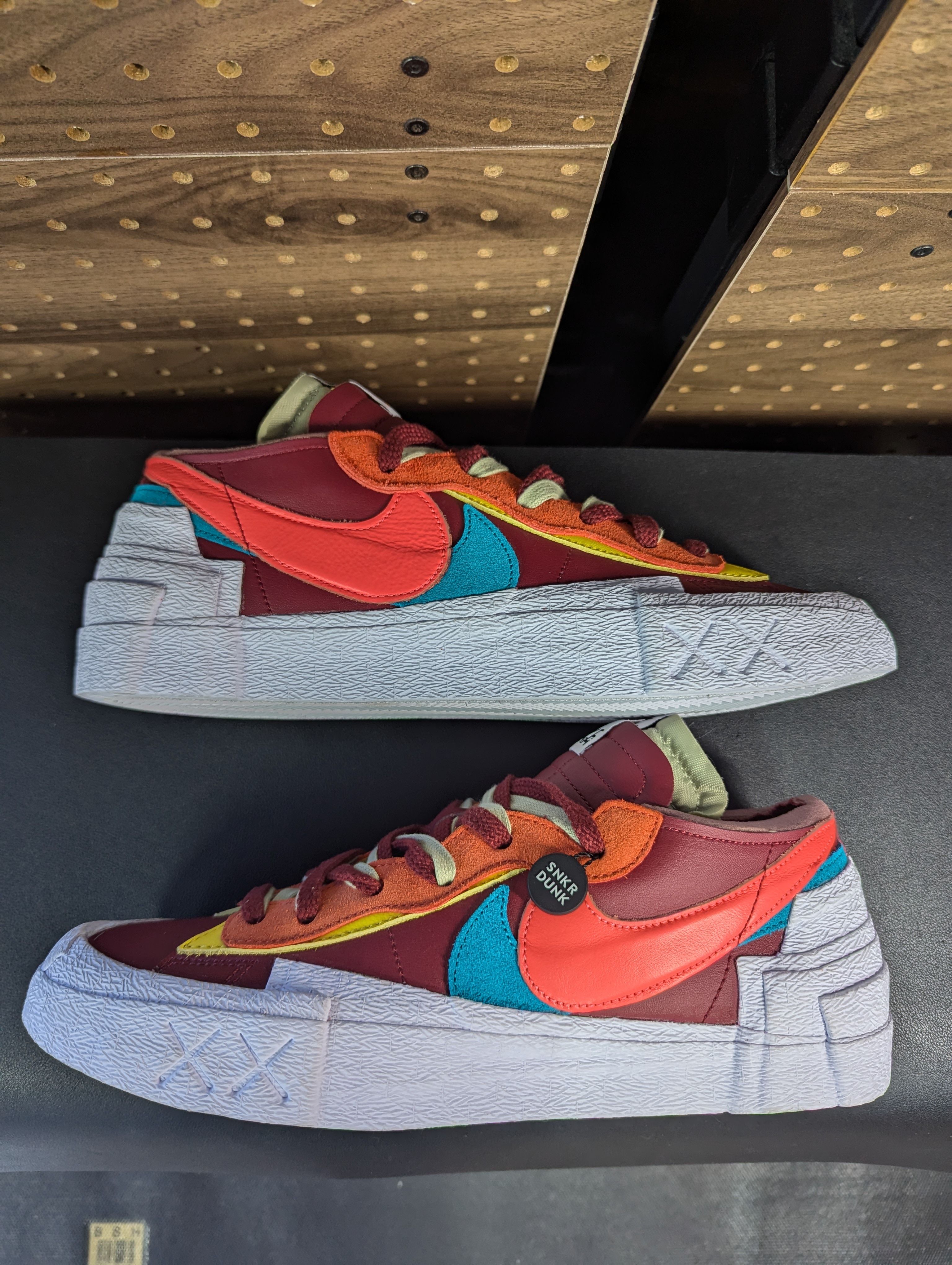 KAWS × sacai × Nike Blazer Low "Team Red"
