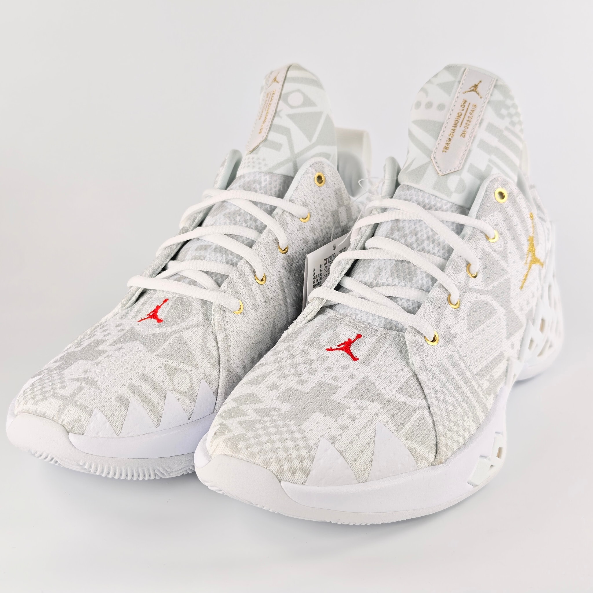 Nike Jordan Jumpman Diamond Low "White/Metallic Gold"