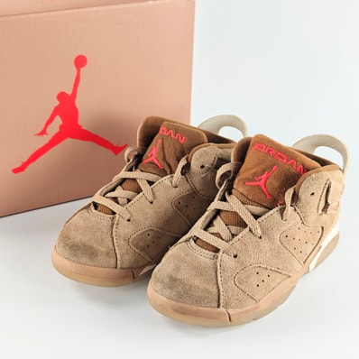 Travis Scott × Nike TD Air Jordan 6 "British Khaki"