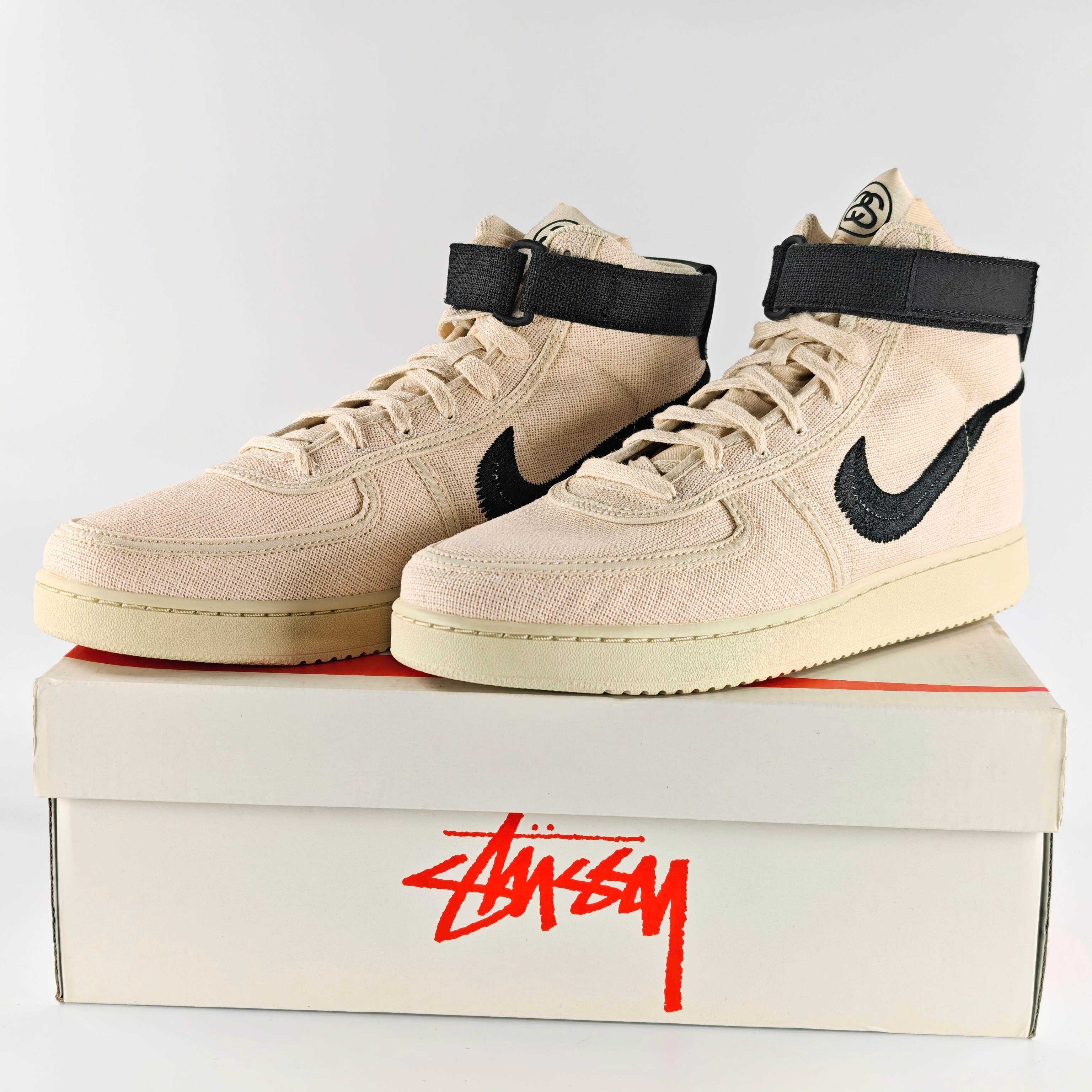 Stussy × Nike Vandal High "Fossil"