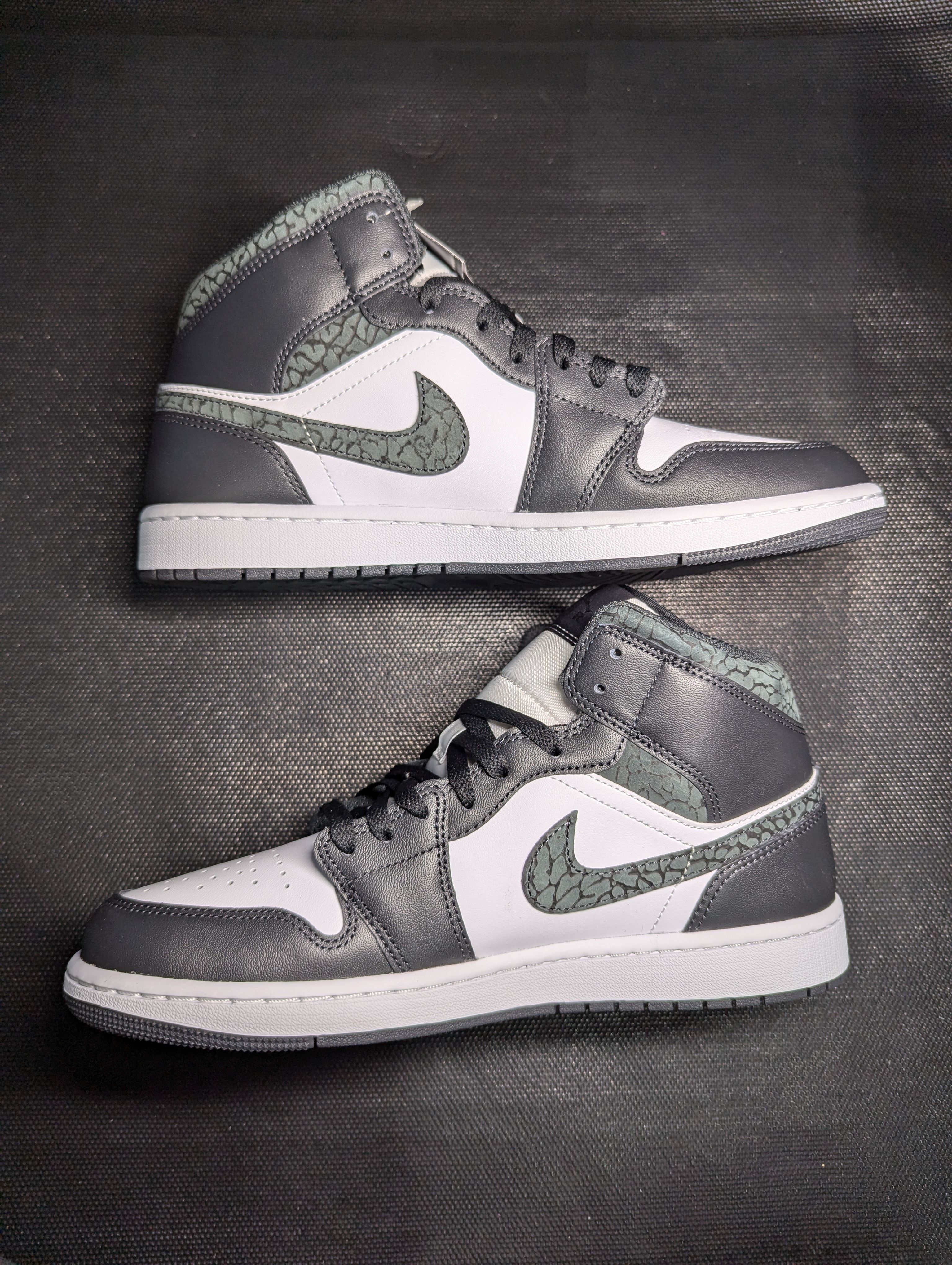 Nike Air Jordan 1 Mid "Panda Elephant/Safari"