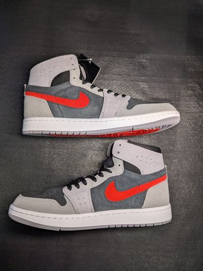 Nike Air Jordan 1 High Zoom CMFT 2 "Black/Fire Red/Cement Grey/White"