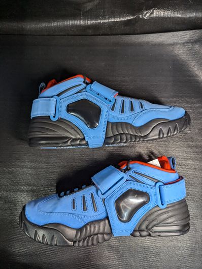 AMBUSH × Nike Air Adjust Force "University Blue and Habanero Red"