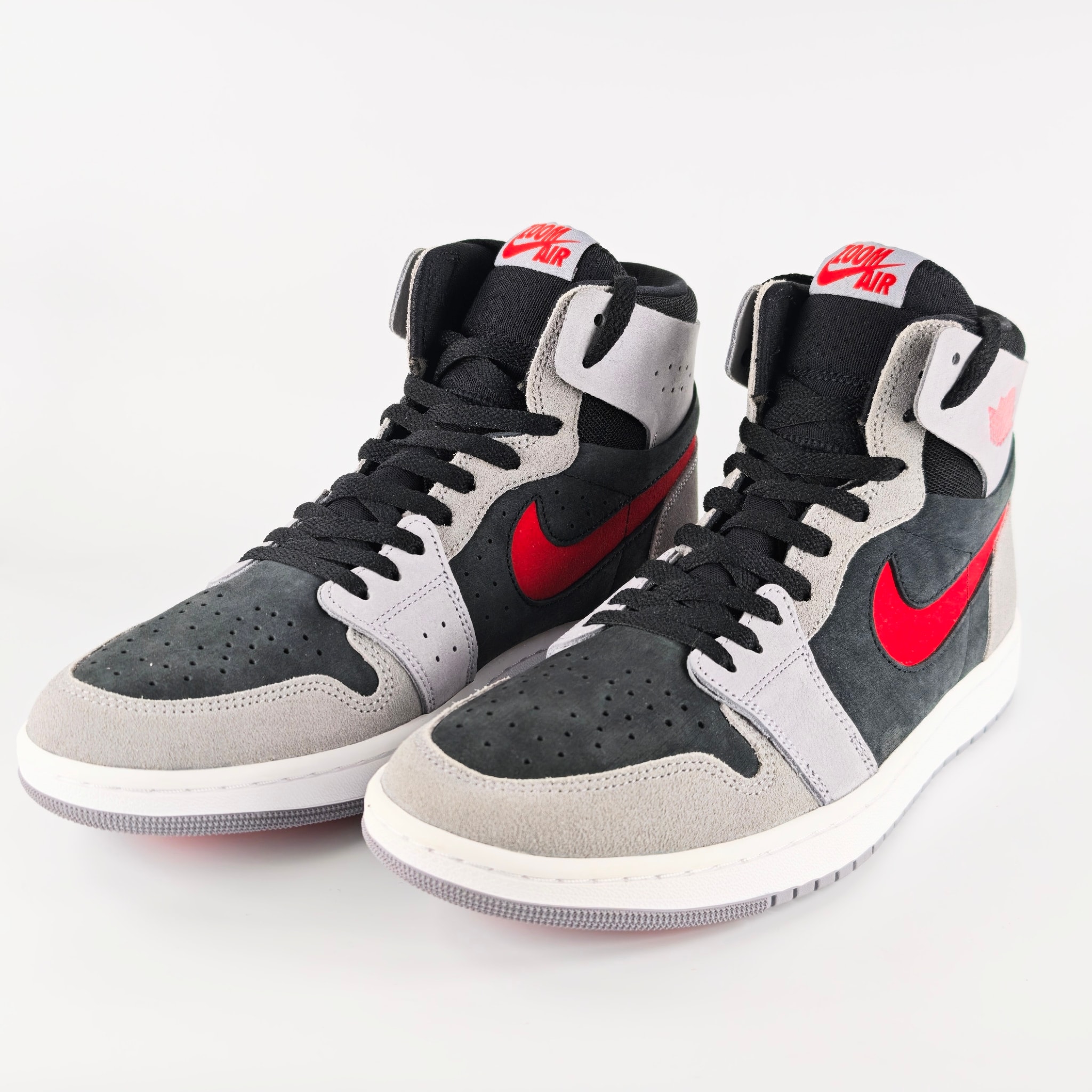 Nike Air Jordan 1 High Zoom CMFT 2 "Black/Fire Red/Cement Grey/White"