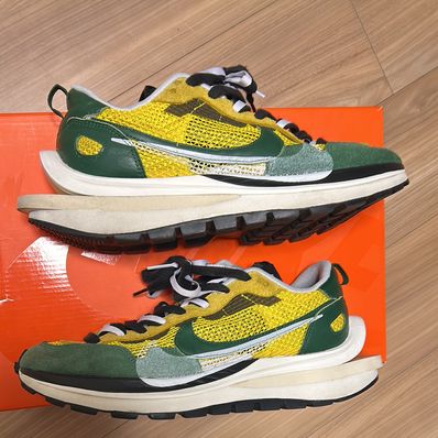 sacai × Nike Vapor Waffle "Tour Yellow/Stadium Green-Sail"