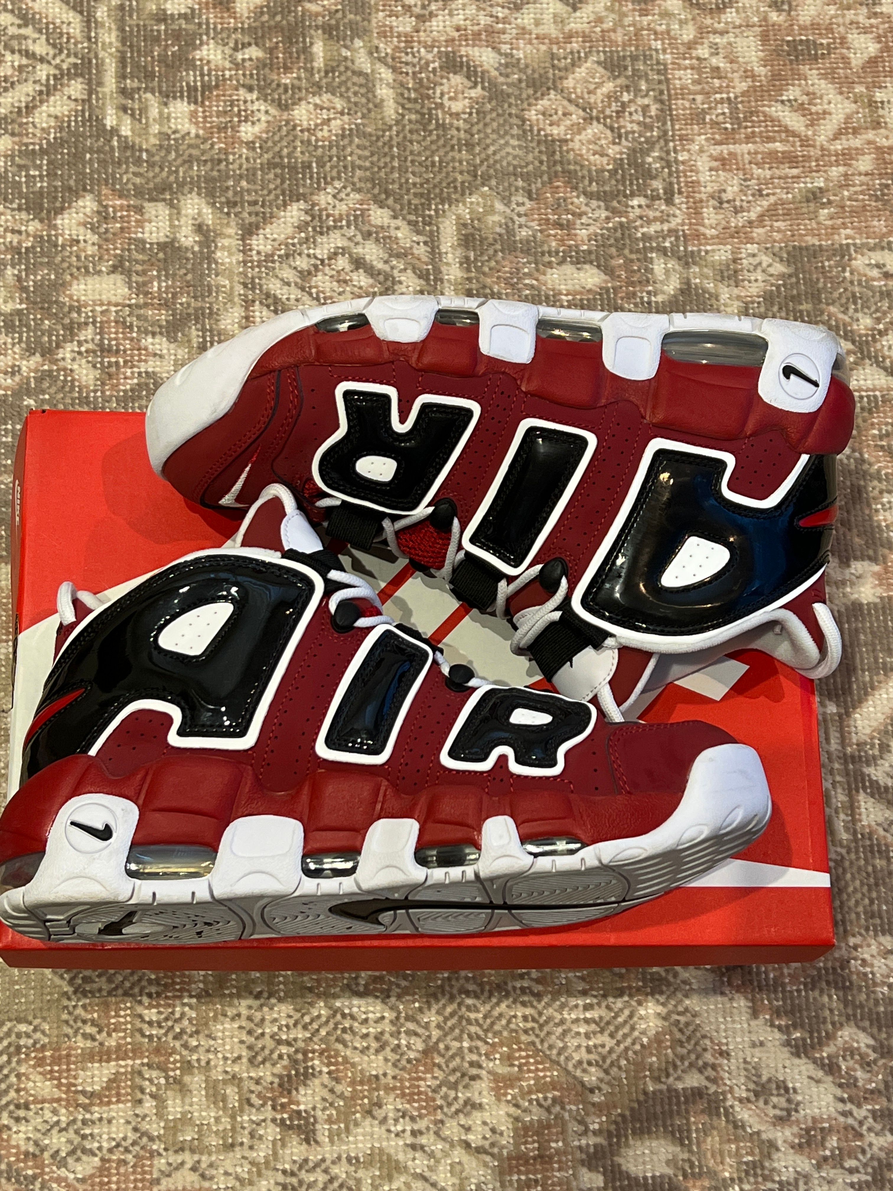 Nike Air More Uptempo ’96 "Black and Varsity Red" (2021) 