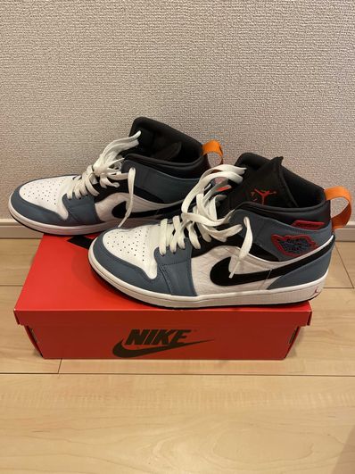 FACETASM × Nike Air Jordan 1 Mid "White/Navy"