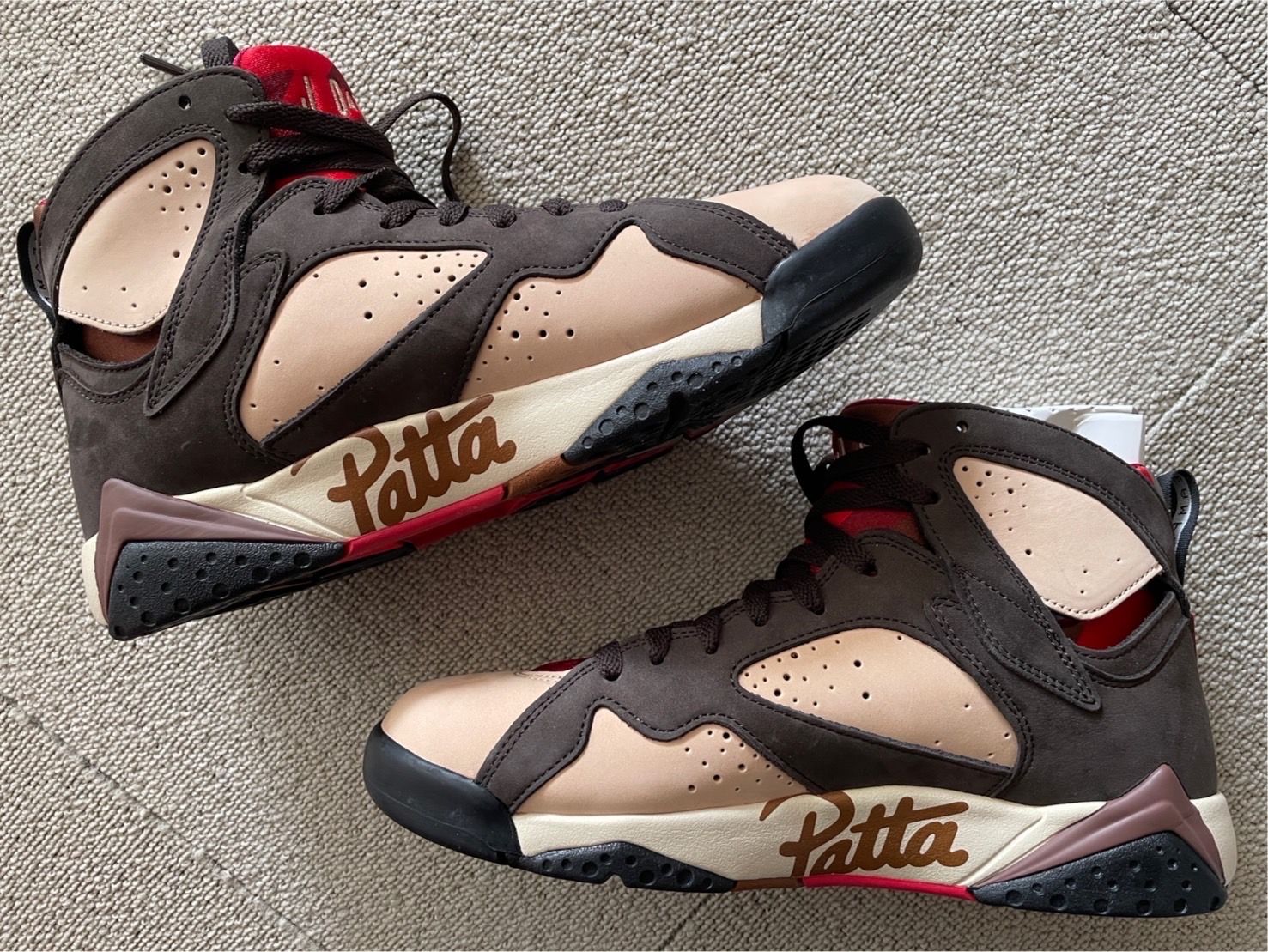 Patta × Nike Air Jordan 7 OG "Brown"