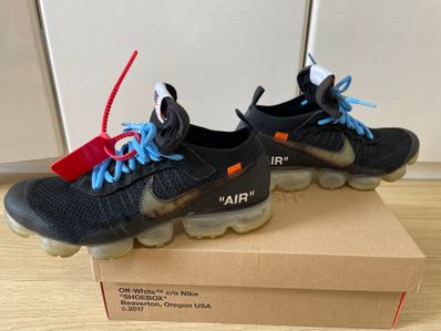Off-White × Nike Air Vapormax "Black/Total Orange/Clear"