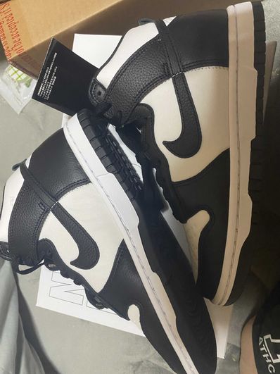 Nike Women's Dunk High "Black and White"