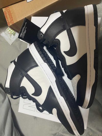 Nike Women's Dunk High "Black and White"