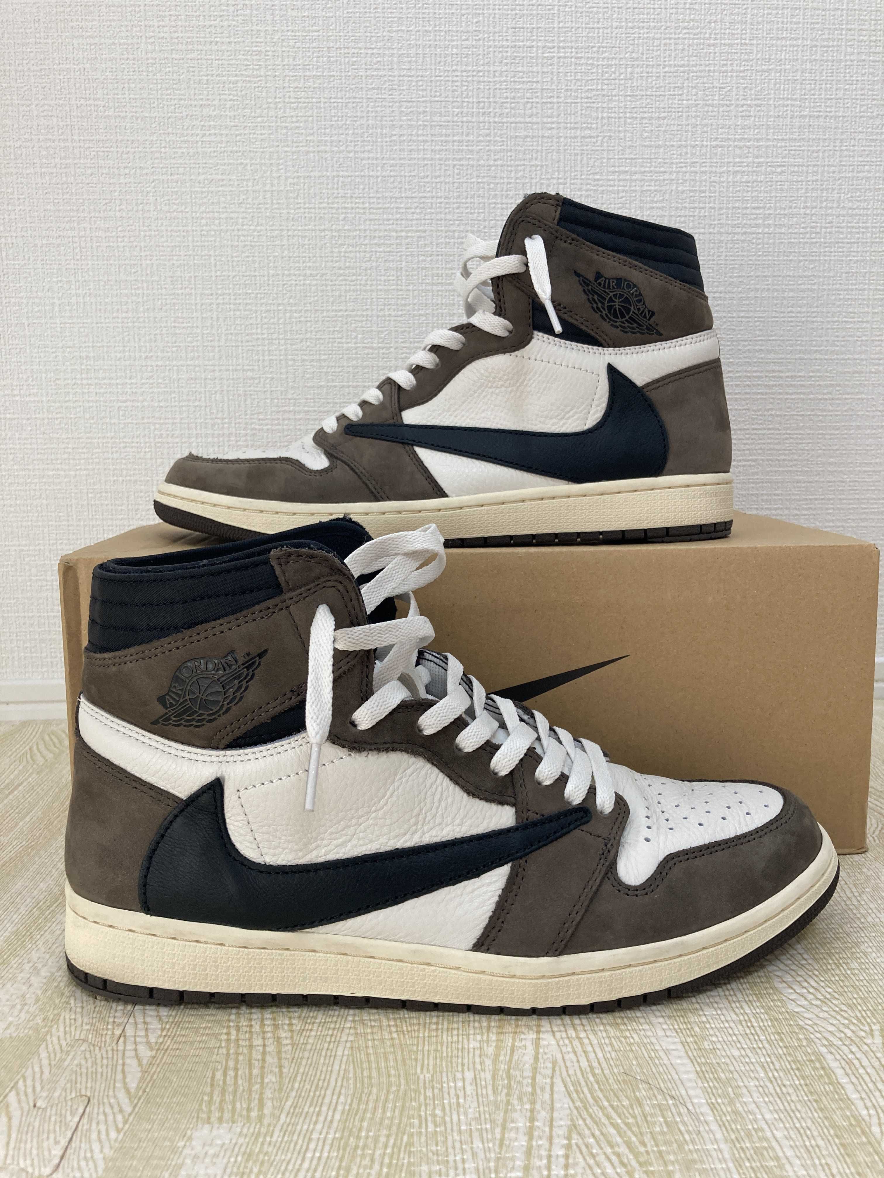 Travis Scott × Nike Air Jordan 1 Retro High OG TS SP "Sail/Dark Mocha"
