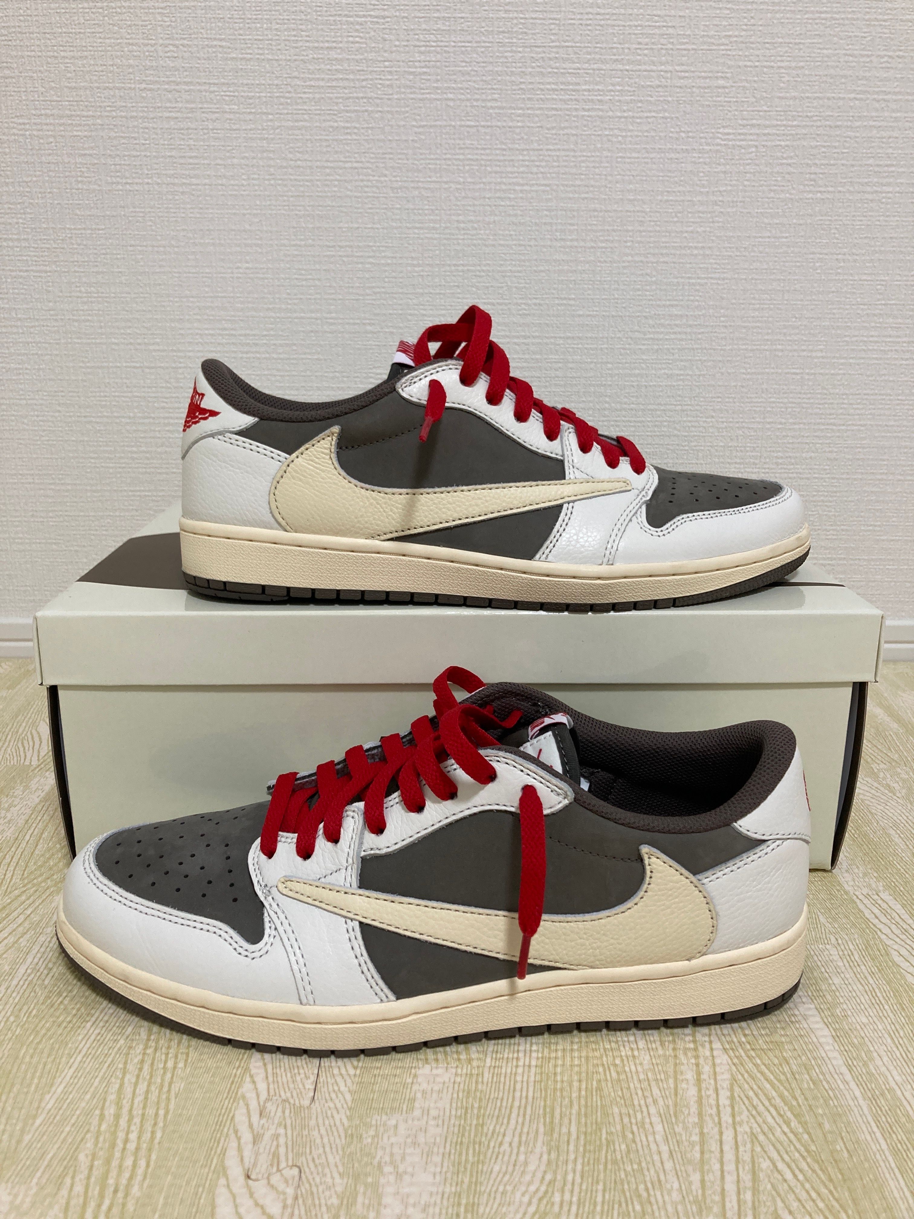 Travis Scott × Nike Air Jordan 1 Low OG SP "Reverse Mocha/Sail and Ridgerock"