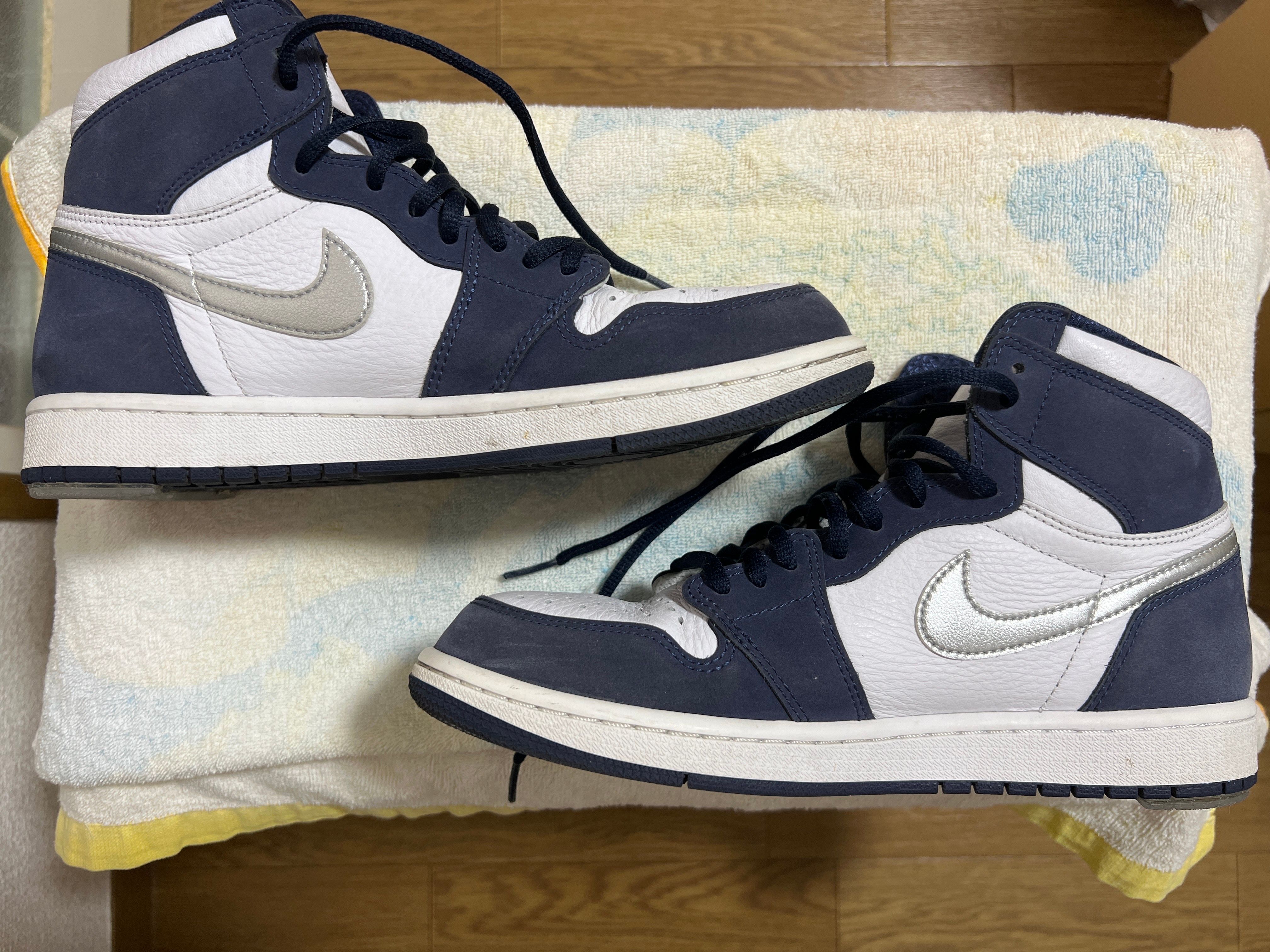 Nike Air Jordan 1 High OG CO.JP "White/Midnight Navy" (2020)(ブリーフケースなし)