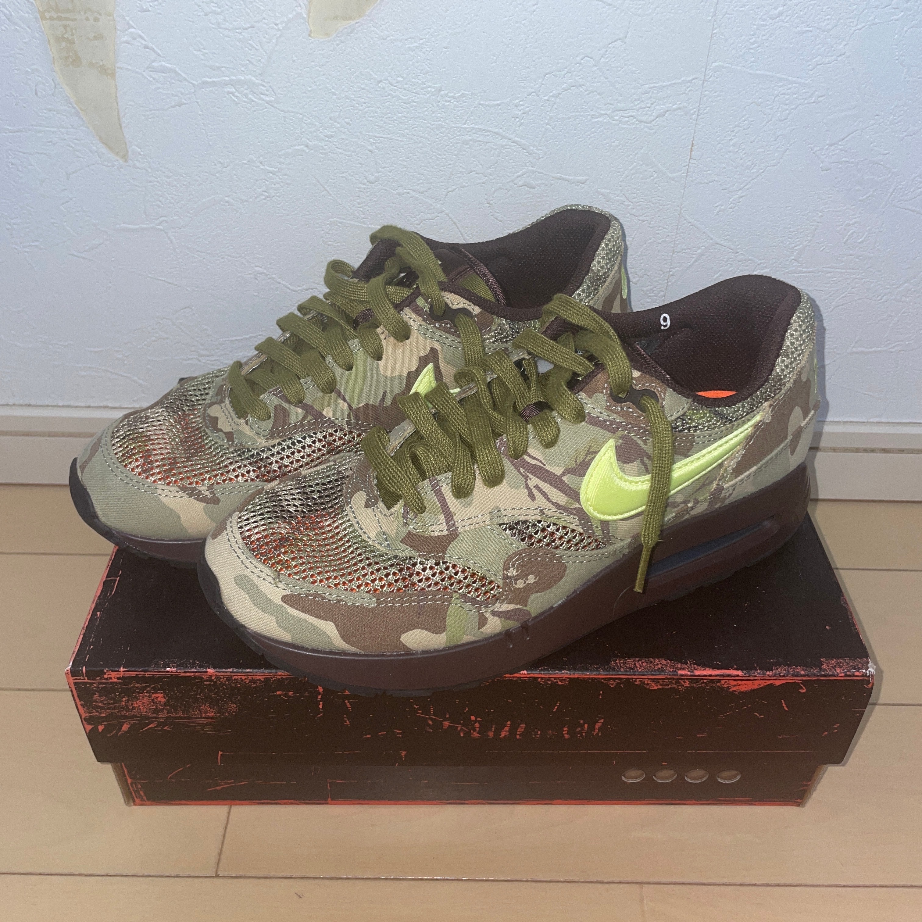 ナイキ エアマックス1 '86 "カモ アンド ライトレモンツイスト"