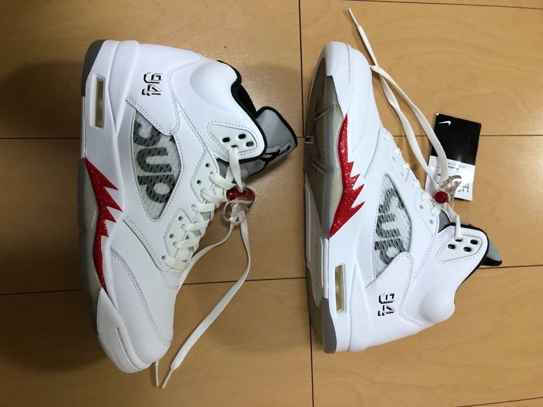 Supreme × Nike Air Jordan 5 Retro "White"