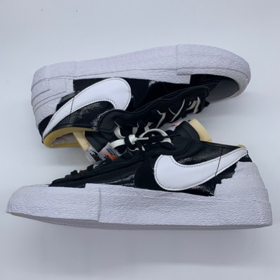 sacai × Nike Blazer Low "Black Patent Leather"