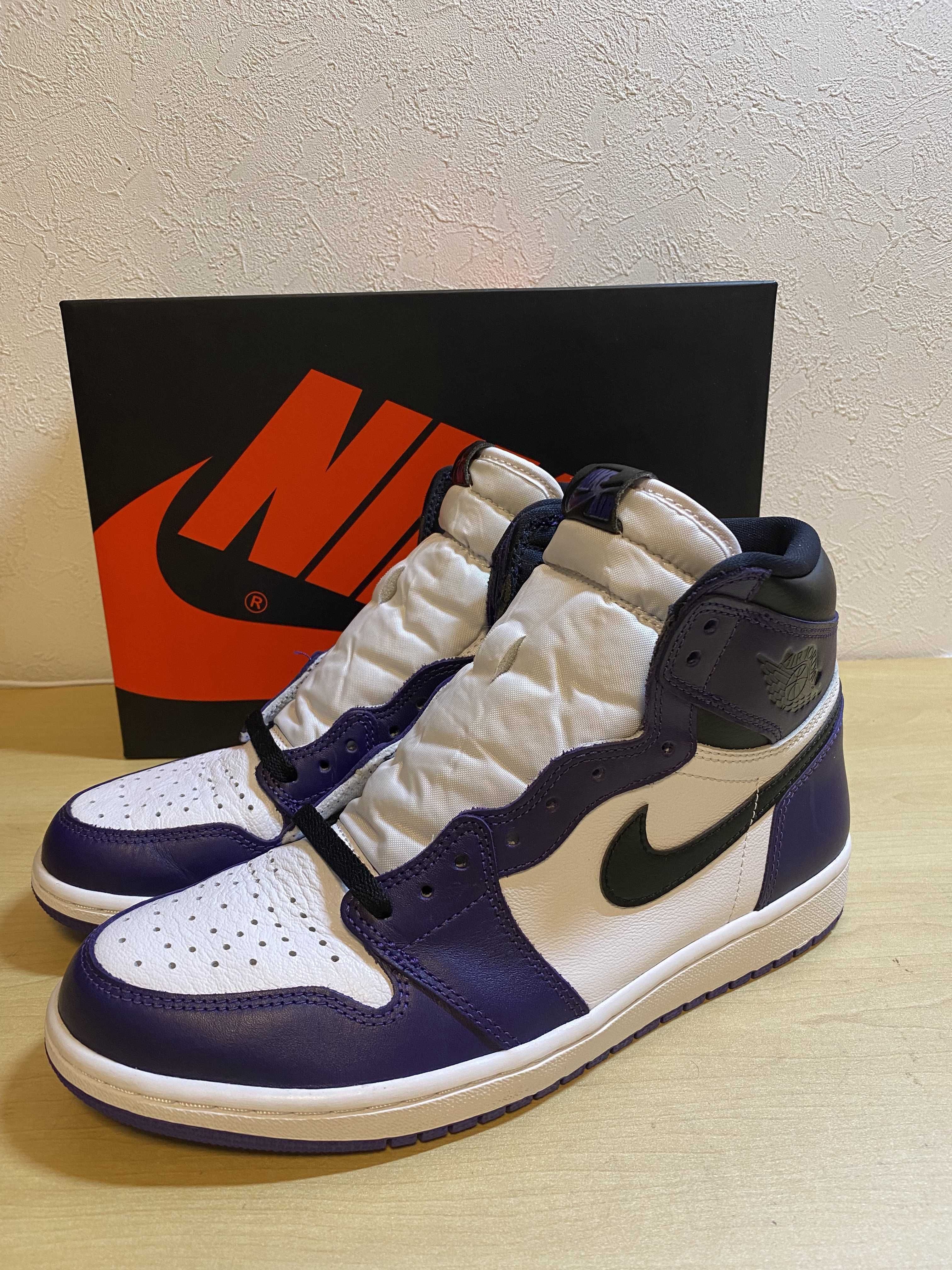 Nike Air Jordan 1 Retro High OG "Court Purple White/Black" (2020)   