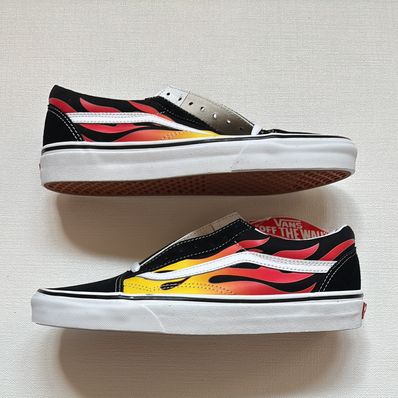 Vans Old Skool Flame "Black/True White"