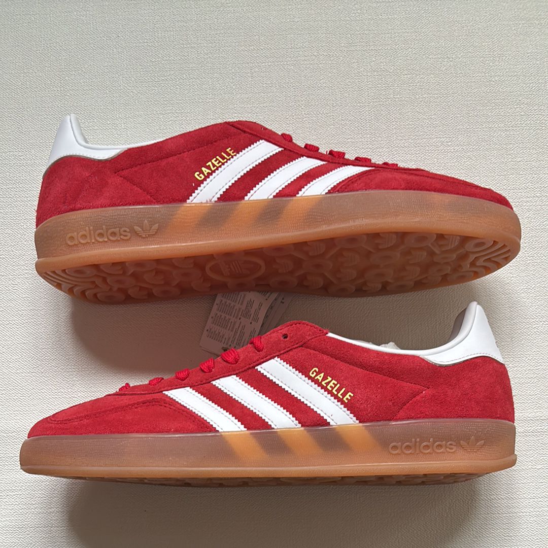 adidas Gazelle Indoor "Better Scarlet/Footwear White/Gum"