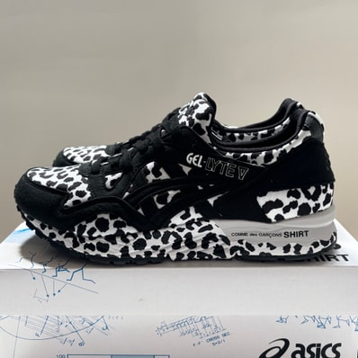COMME des GARCONS SHIRT × Asics Gel-Lyte 5 Leopard "Black"