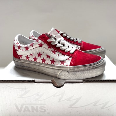 Bianca Chandon × Vault by Vans Old Skool VLT LX "Red/White"