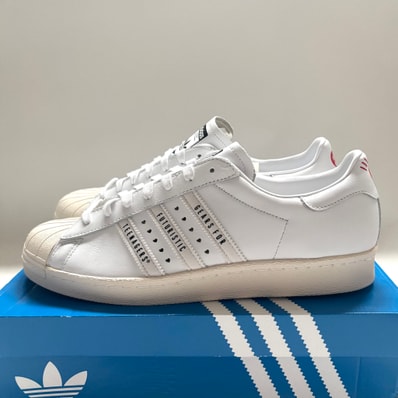 HUMAN MADE × adidas SUPERSTAR 80s "WHITE"