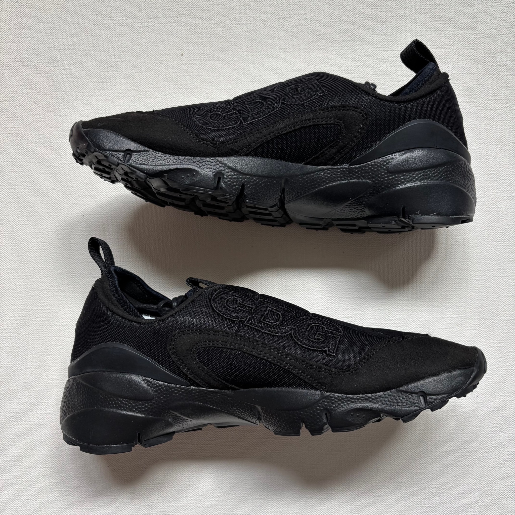 COMME des GARCONS × Nike Air Footscape NM "Black"