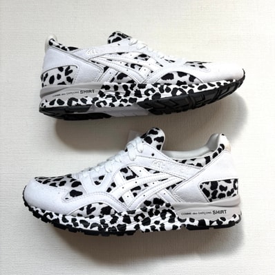 COMME des GARCONS SHIRT × Asics Gel-Lyte 5 Leopard "White"