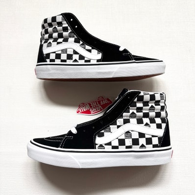 Dover Street Market × Vans Sk8 Hi "Checkerboard/Black/White"