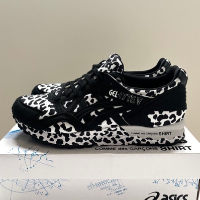 COMME des GARCONS SHIRT × Asics Gel-Lyte 5 Leopard "Black"