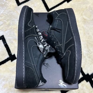 Travis Scott × Nike Air Jordan 1 Low OG SP "Black Phantom"