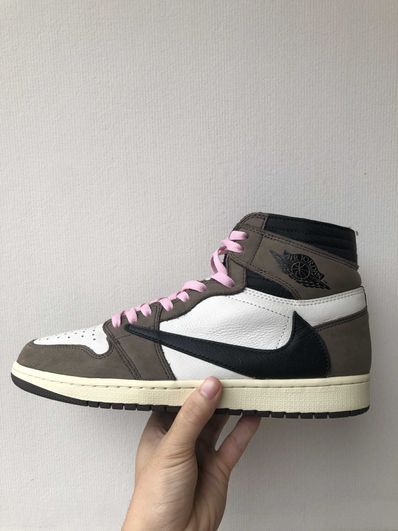Travis Scott × Nike Air Jordan 1 Retro High OG TS SP "Sail/Dark Mocha"