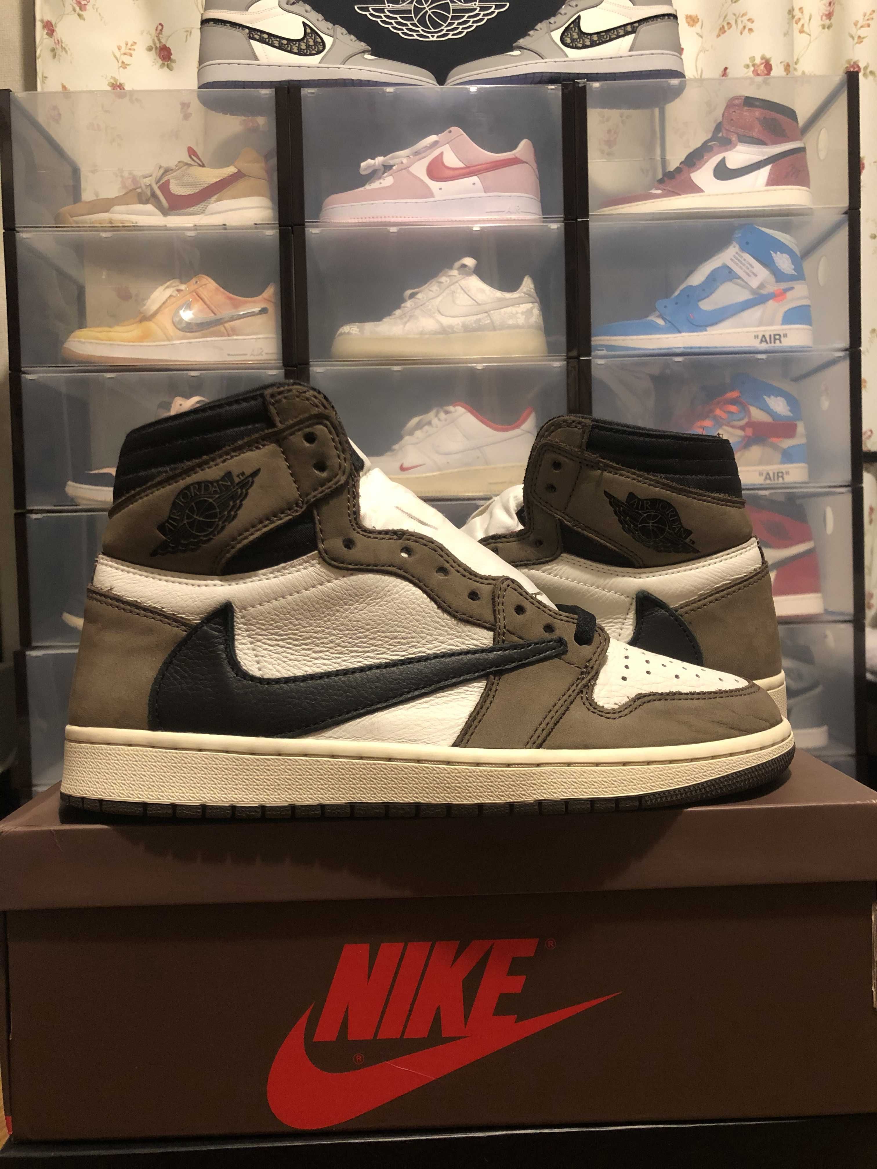 Travis Scott × Nike Air Jordan 1 Retro High OG TS SP "Sail/Dark Mocha"