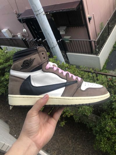 Travis Scott × Nike Air Jordan 1 Retro High OG TS SP "Sail/Dark Mocha"