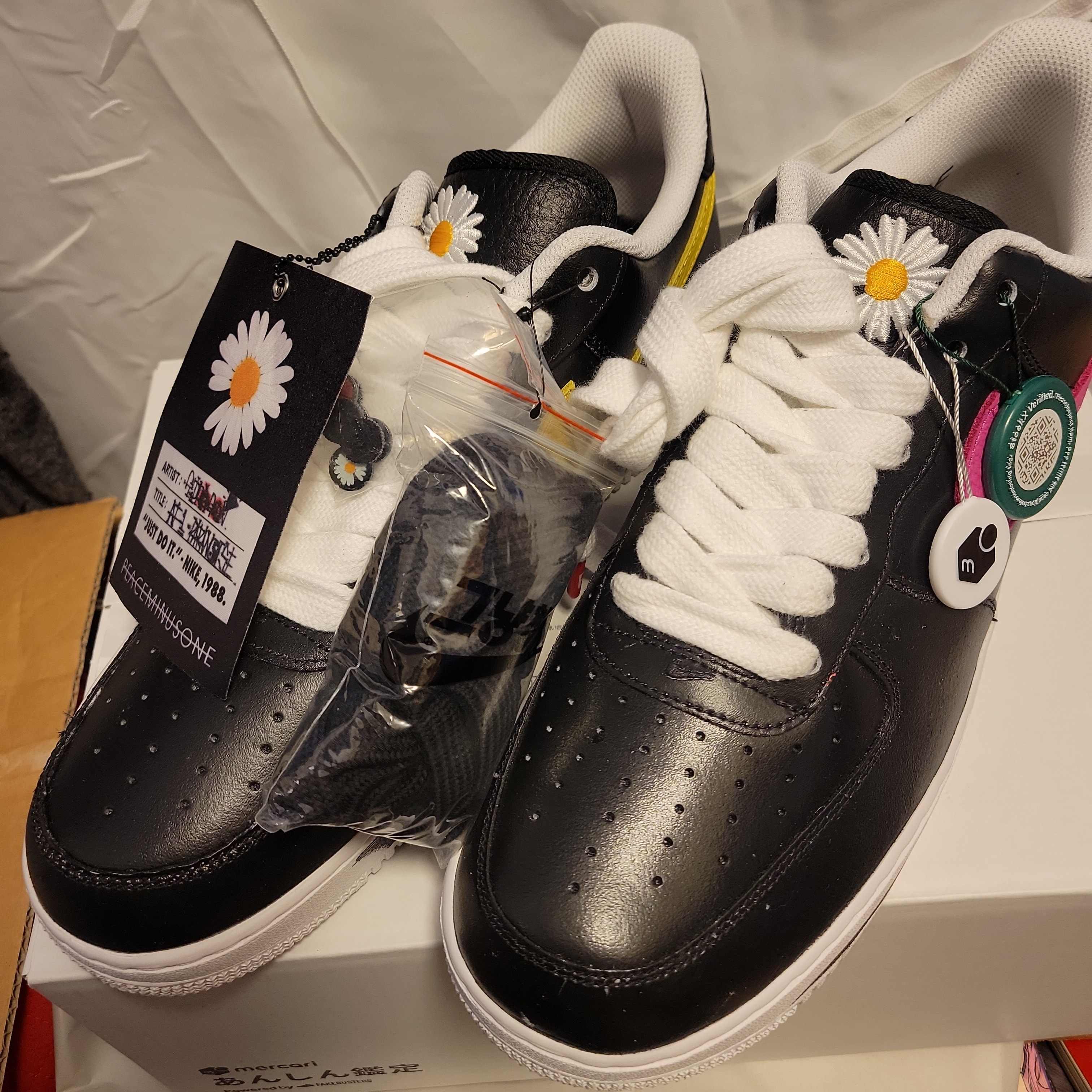 PEACEMINUSONE × Nike Air Force 1 Low '07 Para-Noise 3.0 "Black and Multi-Color" / G-DRAGON